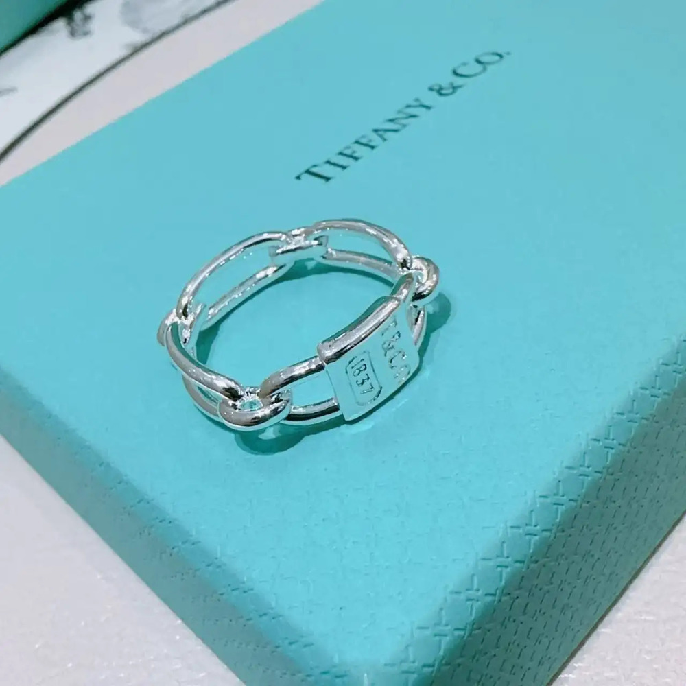 Tiffany & Co. Chain Silver Ring - Picture 4 of 5